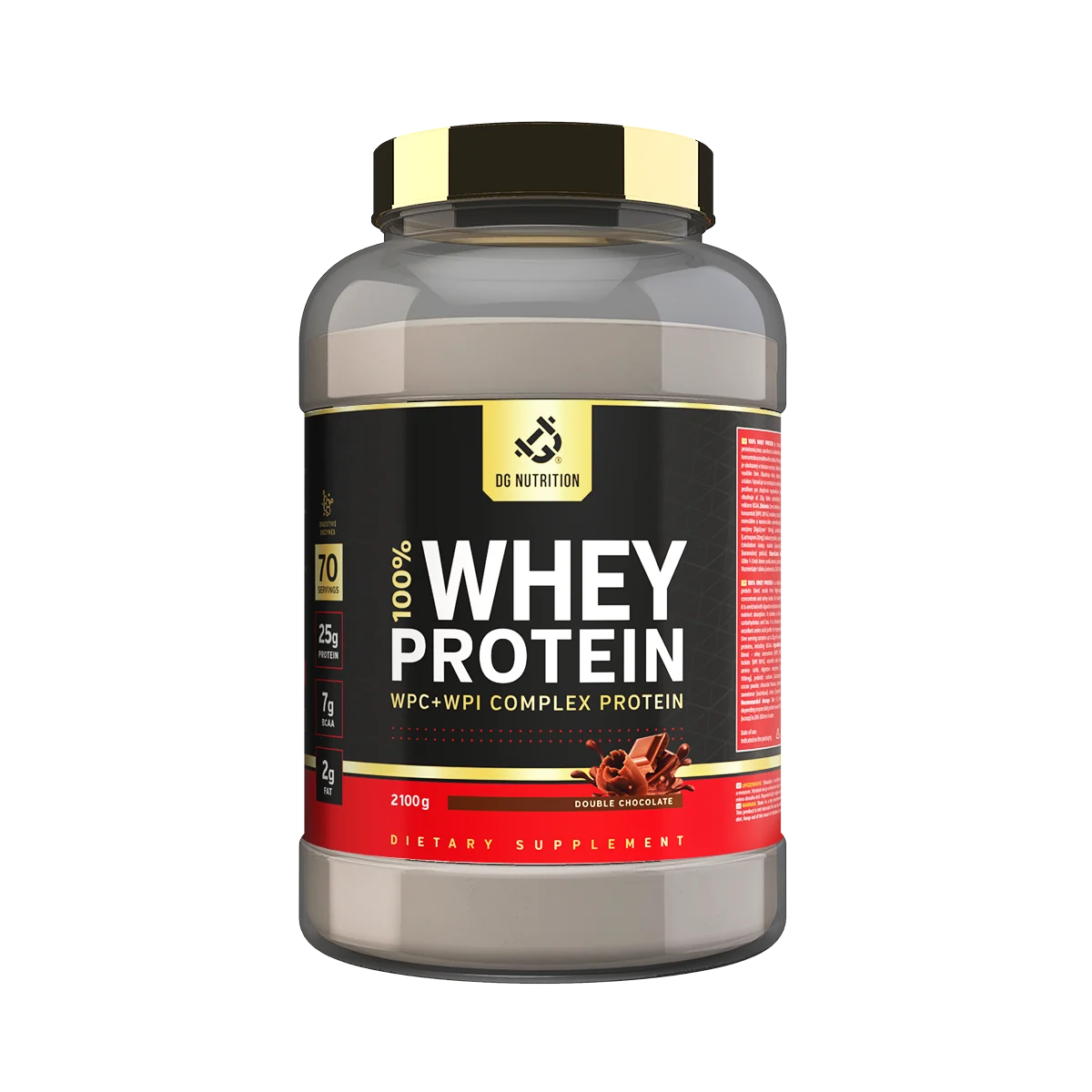 100% Whey Performance Complex Dvojitá čokoláda 2100 g