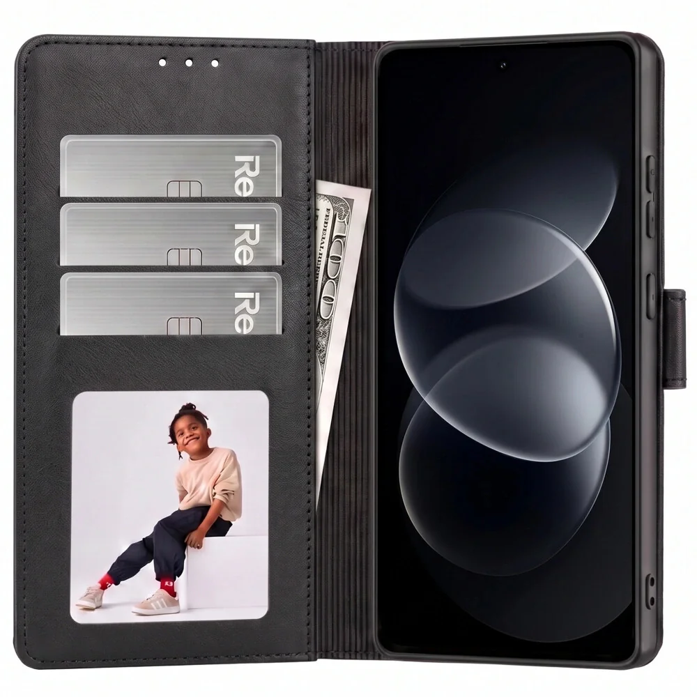 Tech-Protect Wallet knižkové puzdro na Xiaomi Redmi Note 17 Pro 5G, čierne
