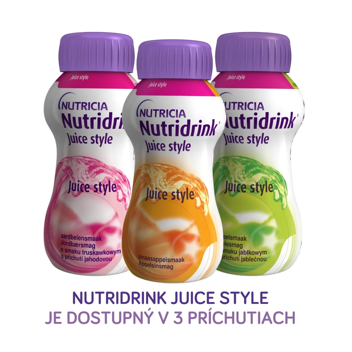 NUTRIDRINK Juice Style Pomaranč 4×200 ml, nápoj na medicínske účely