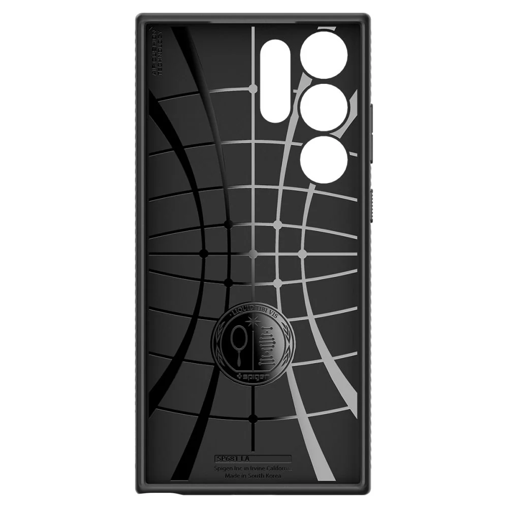 Spigen Liquid Air kryt na Samsung Galaxy S23 Ultra, čierny
