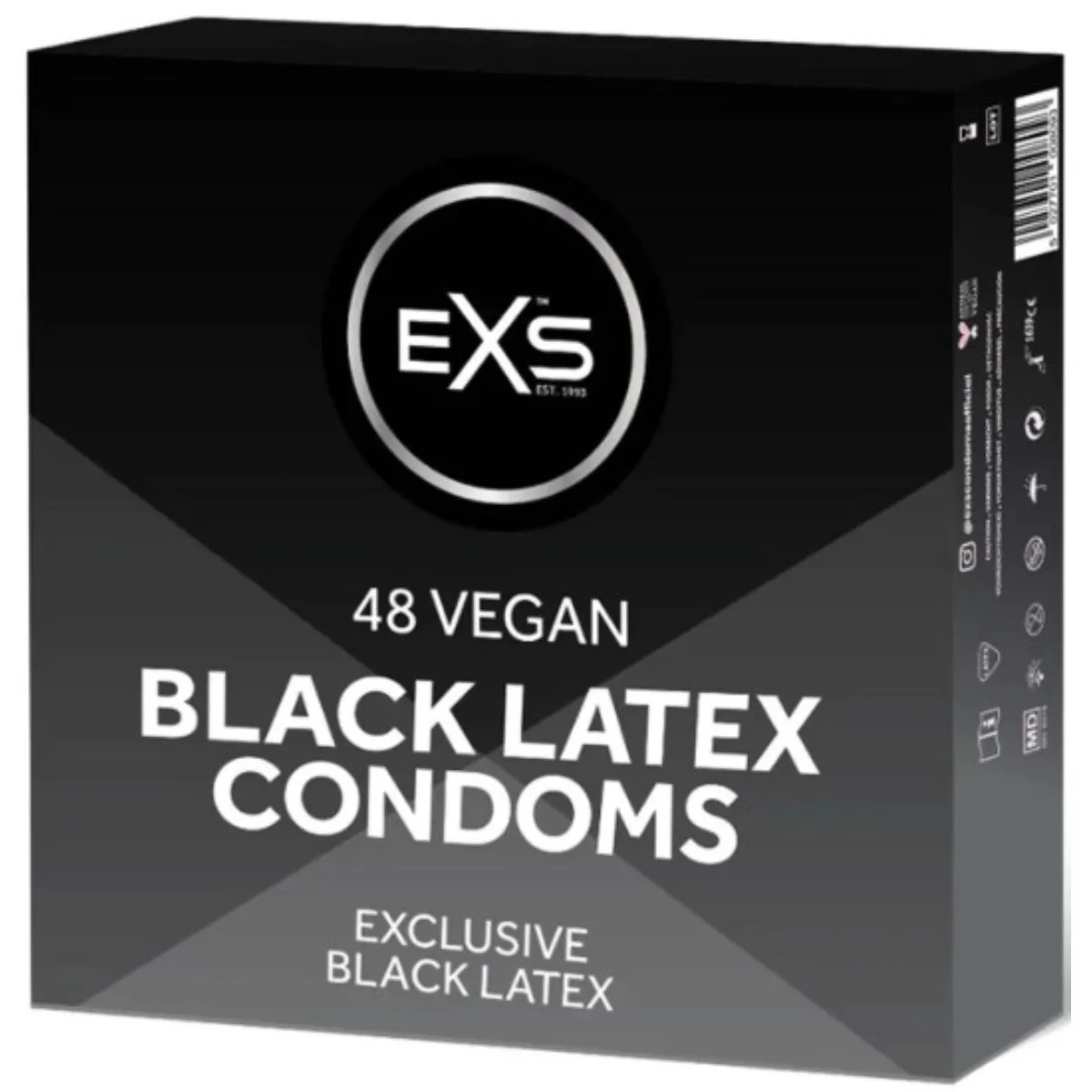 Blatex čierne kondómy (48 ks)
