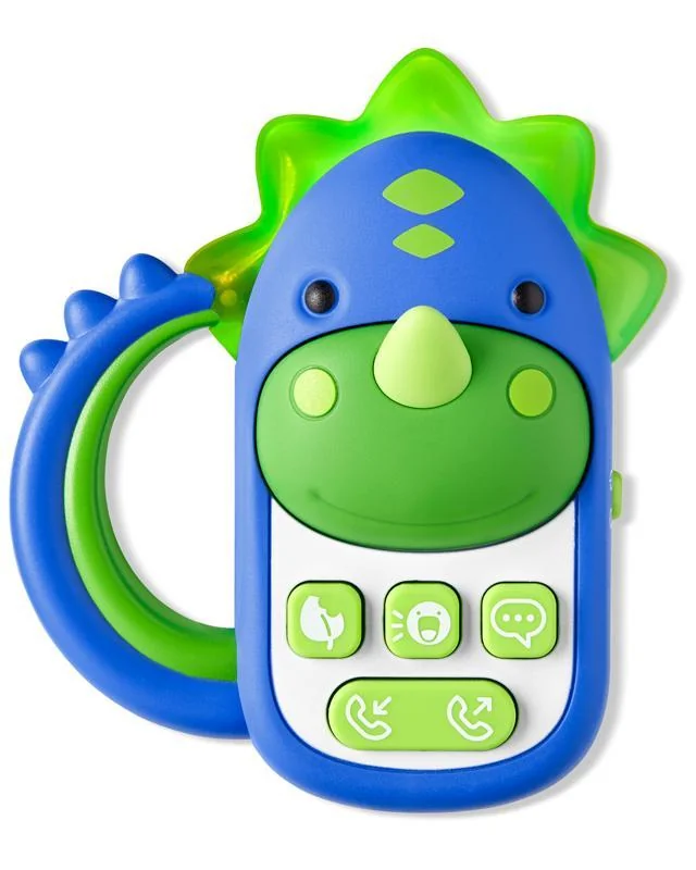 SKIP HOP Hračka hudobná telefón Dinosaurus 6 m+ 1×1 ks, hračka pre deti