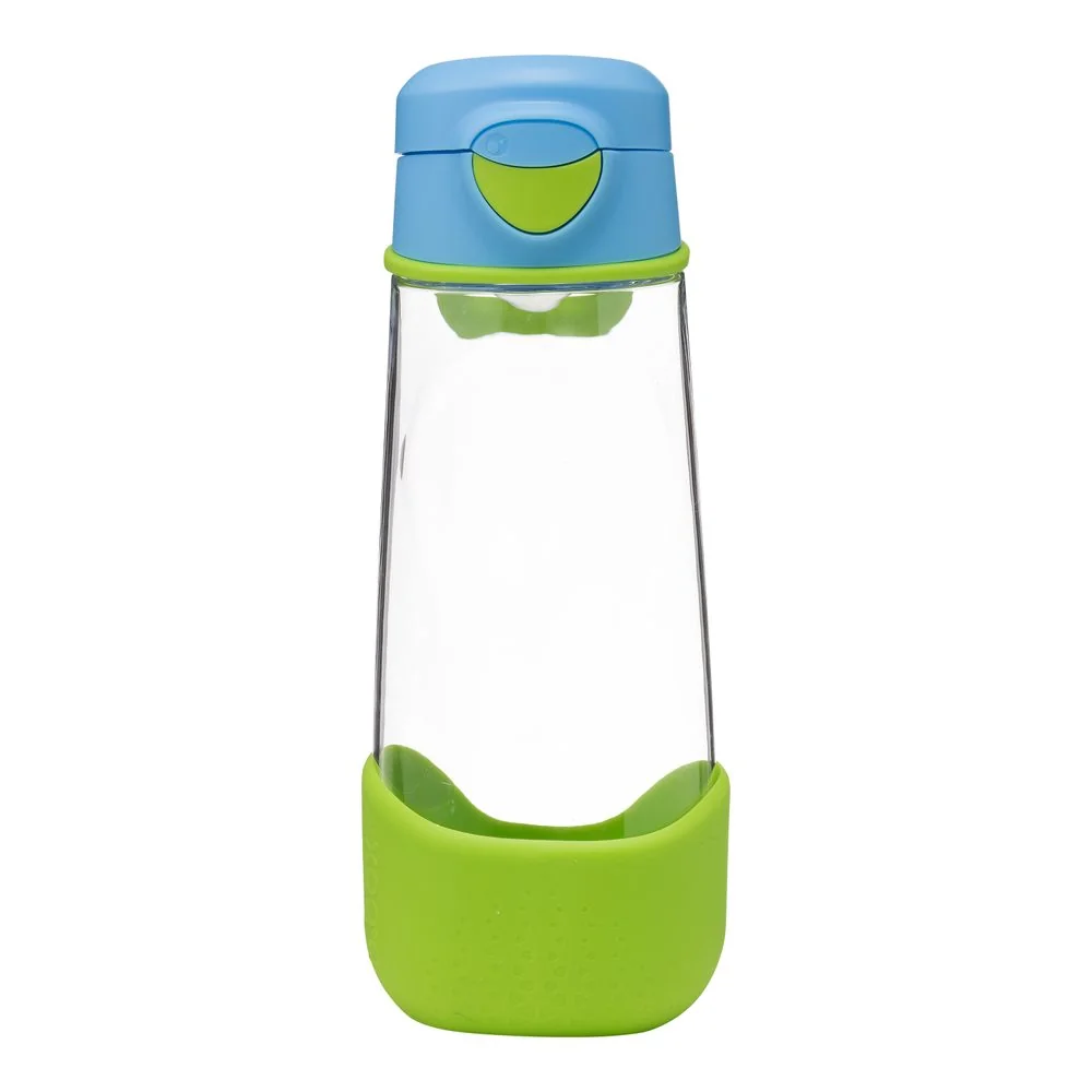 Športová fľaša na pitie 600 ml modrá/zelená