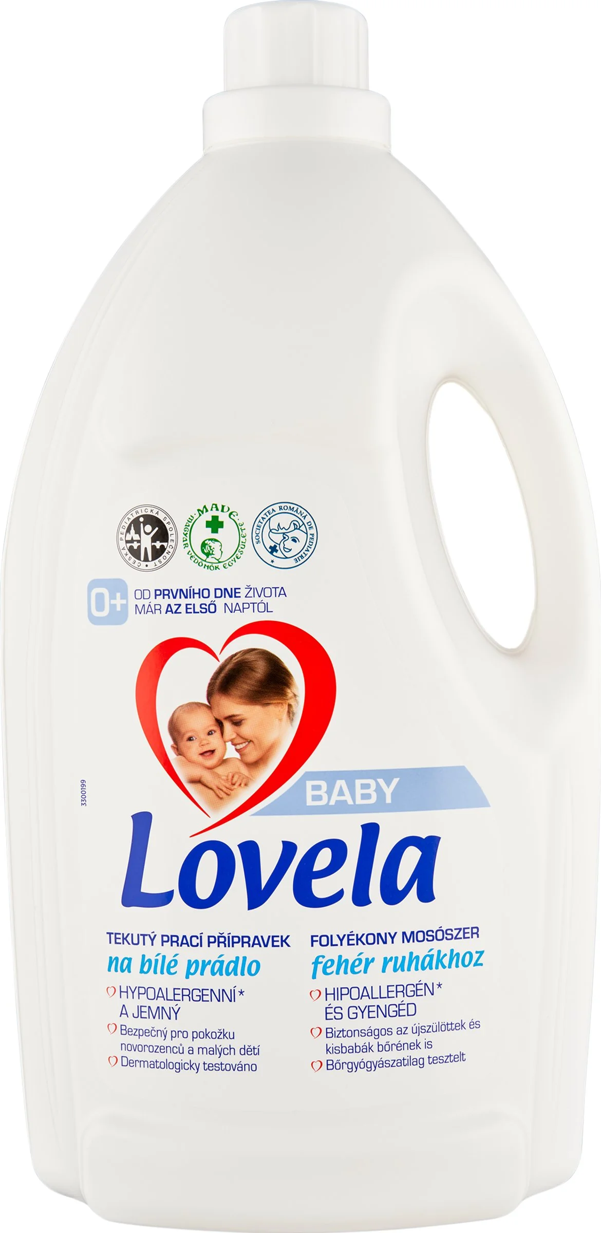 Lovela Baby tekutý prací prípravok na biele prádlo / 50 pracích dávok 4500 ml