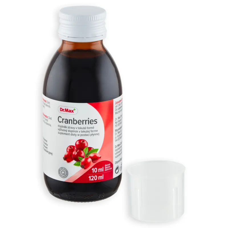 Dr. Max Cranberries 1×120 ml, výživový doplnok