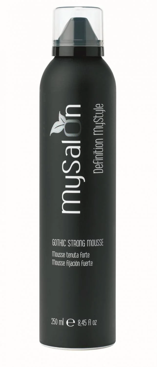 Maxima PURING MySalon GOTTHIC STRONG MOUSSE - Tužidlo na vlasy objemové SILNÉ - 250 ML