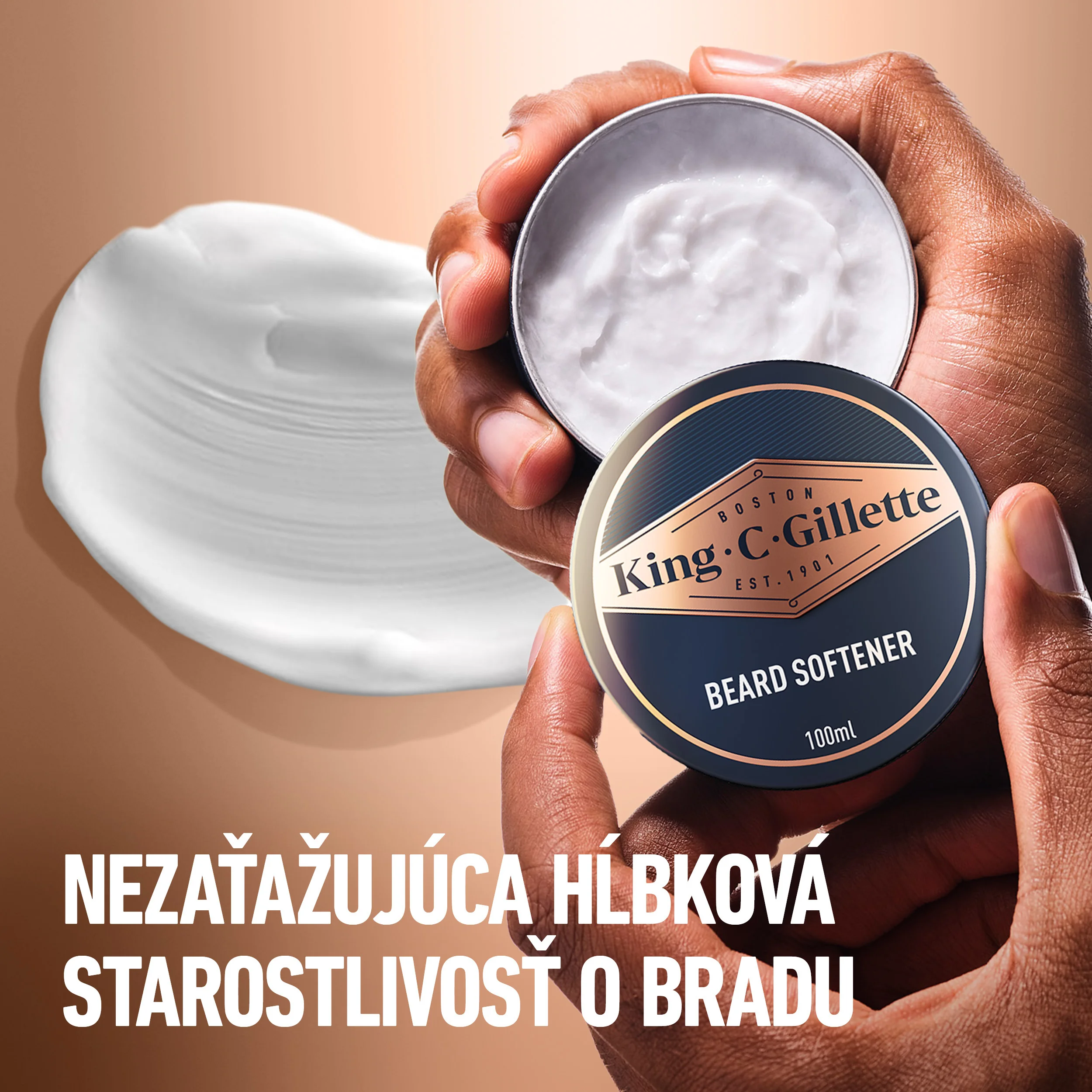 King C. Gillette balzam na bradu 100 ml