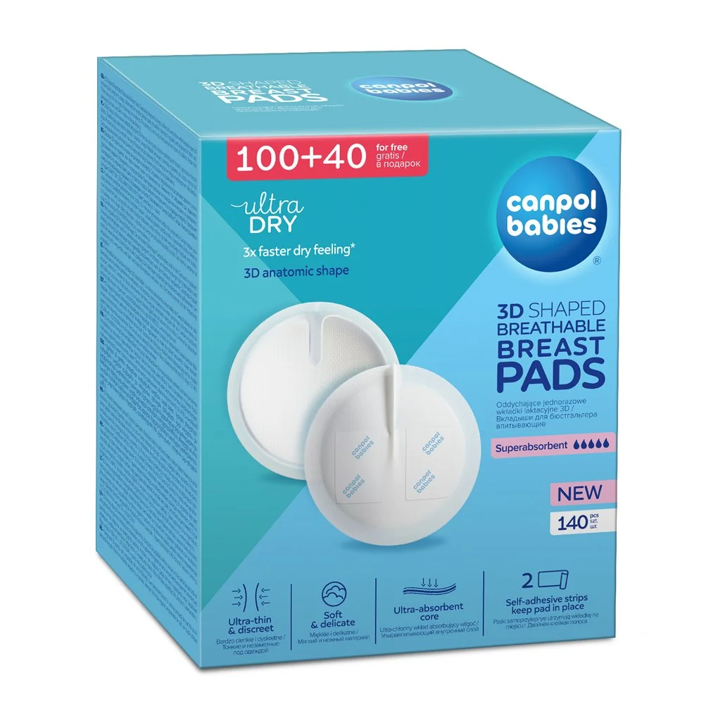 Vložky jednorazové do podprsenky 100 + 40 ks