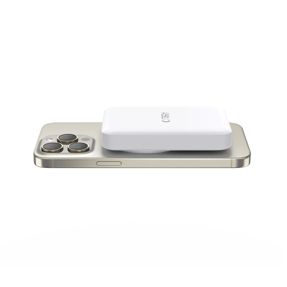 Tech-Protect PB11 LifeMag MagSafe Power Bank 10000mAh, biele