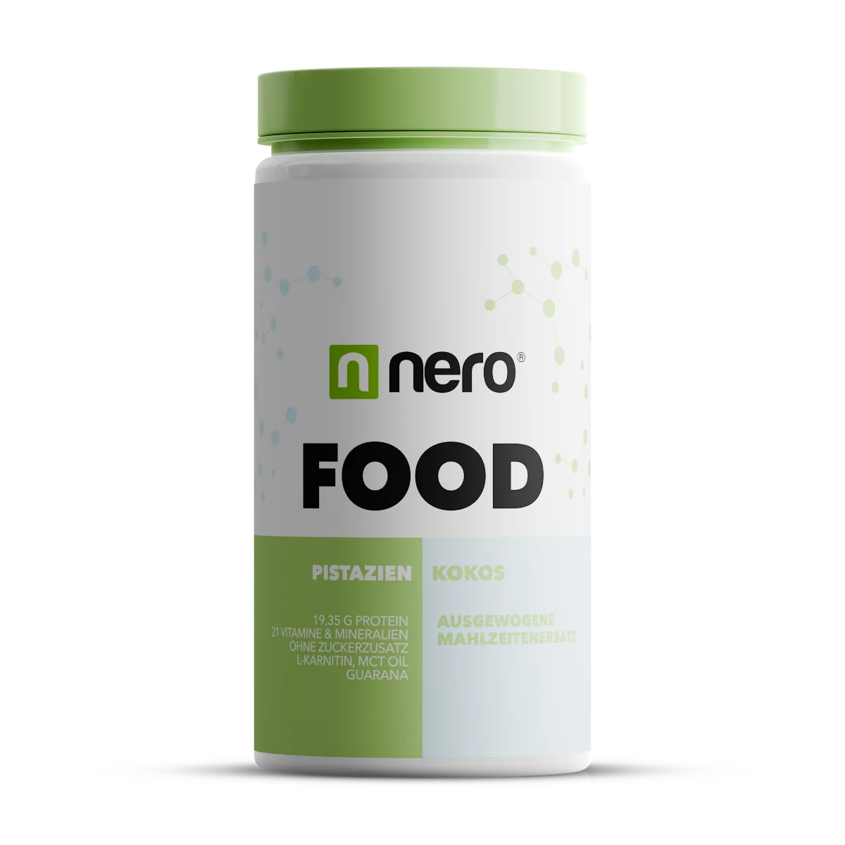 NERO FOOD Pistácie a kokos Náhrada stravy 600 g