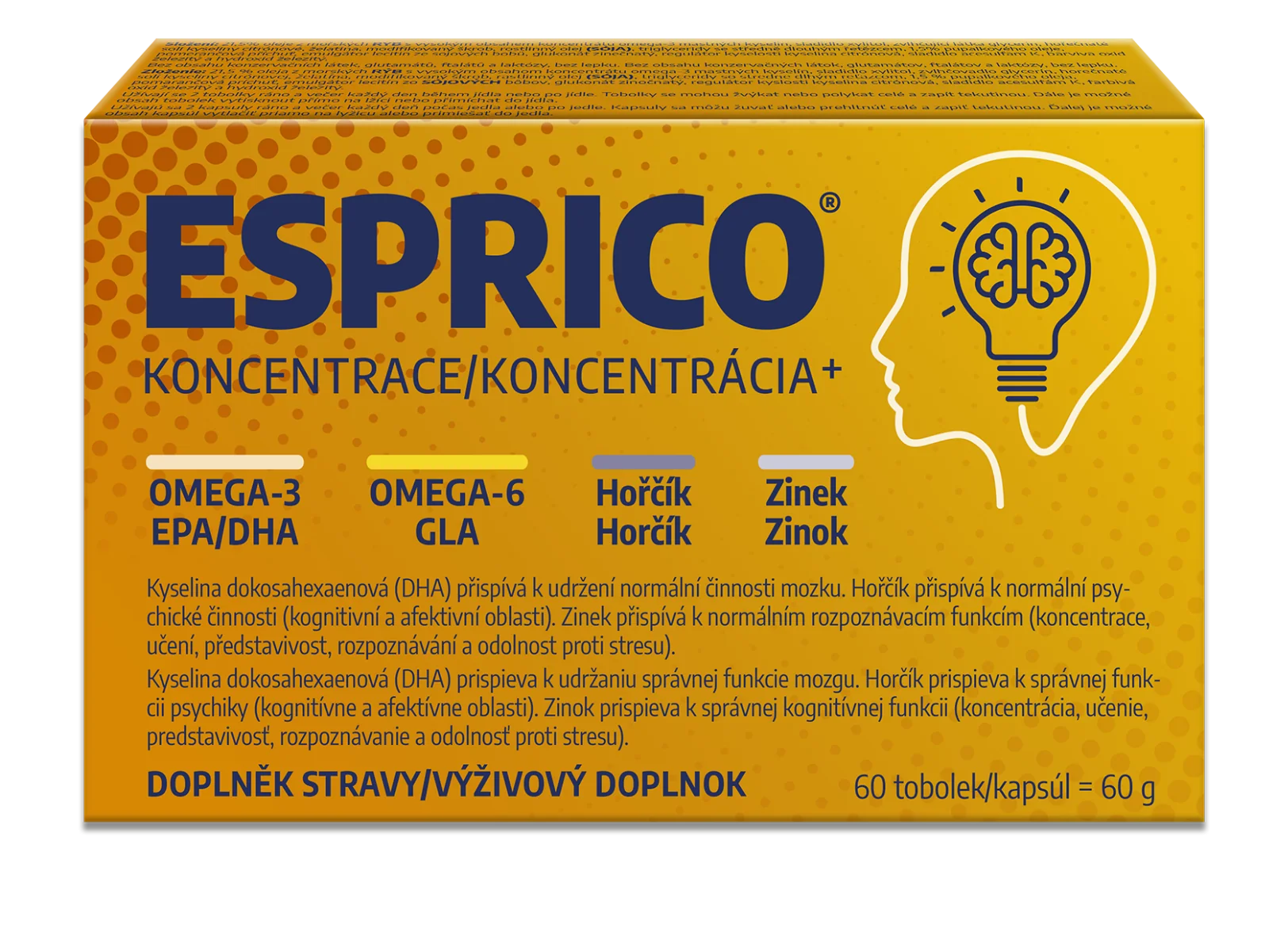 ESPRICO 1×60 cps, dietetický prípravok
