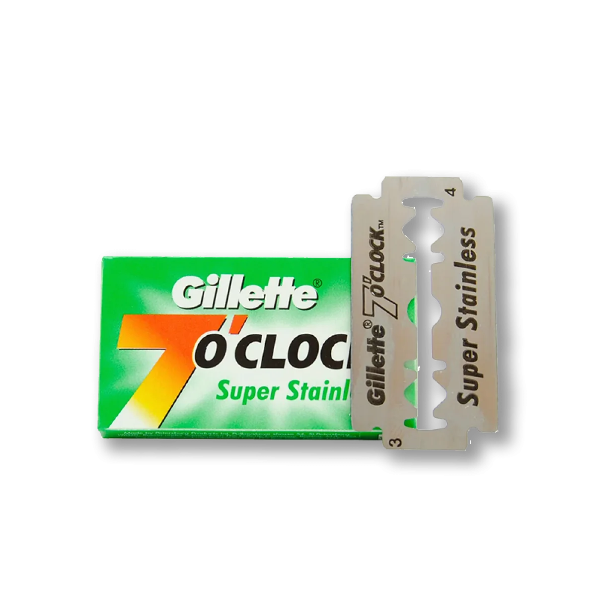 Obojstranné žiletky Gillette 7 O'clock Green 5ks