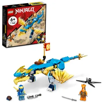 LEGO® NINJAGO® 71760 Jayov búrlivý drak EVO 1×1 ks, lego stavebnica