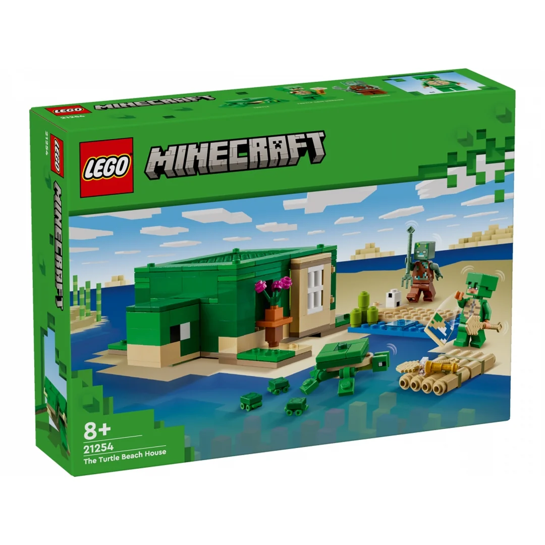 LEGO® Minecraft® 21254 Korytnačí domček na pláži