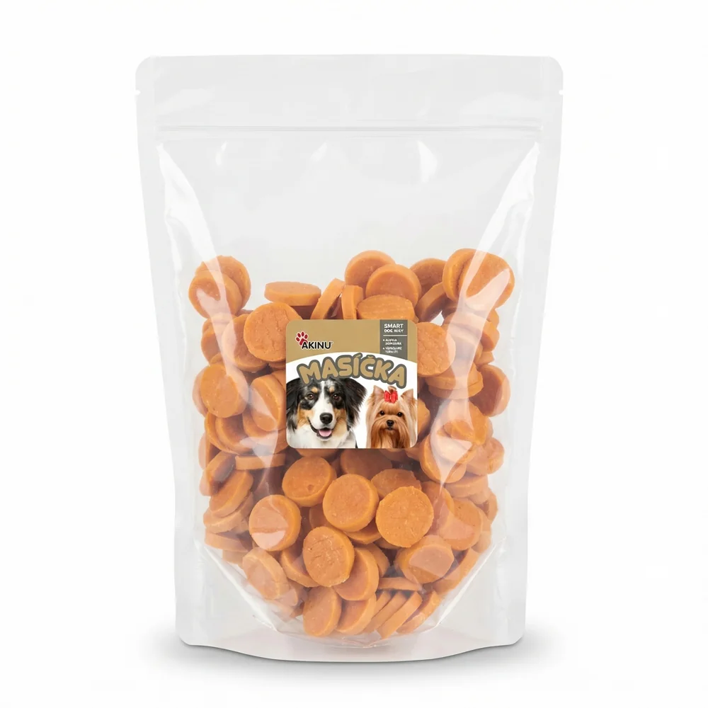 Akinu MASÍČKA Kuracie čipsy pre psov 1 kg