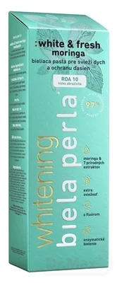 Biela perla white and fresh moringa, zubná pasta 1×75 ml, zubná pasta