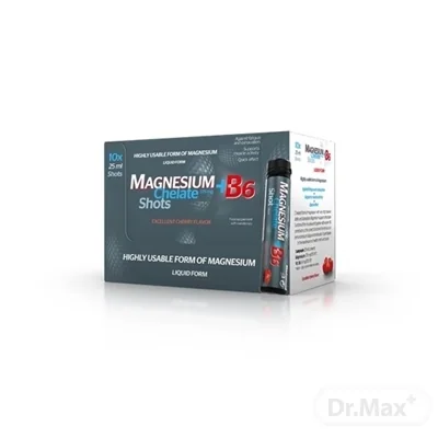 MAGNESIUM Chelate + B6 cherry SALUTEM 1×10 ks, výživový doplnok
