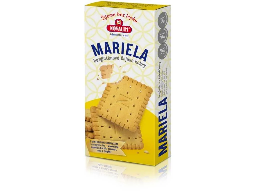 BEZLEP.KEKSY MARIELA 140G 1×1 ks, čajové keksy