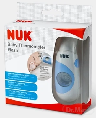 NUK Baby TEPLOMER Flash detský, bezdotykový, digitálny, 1x1 ks