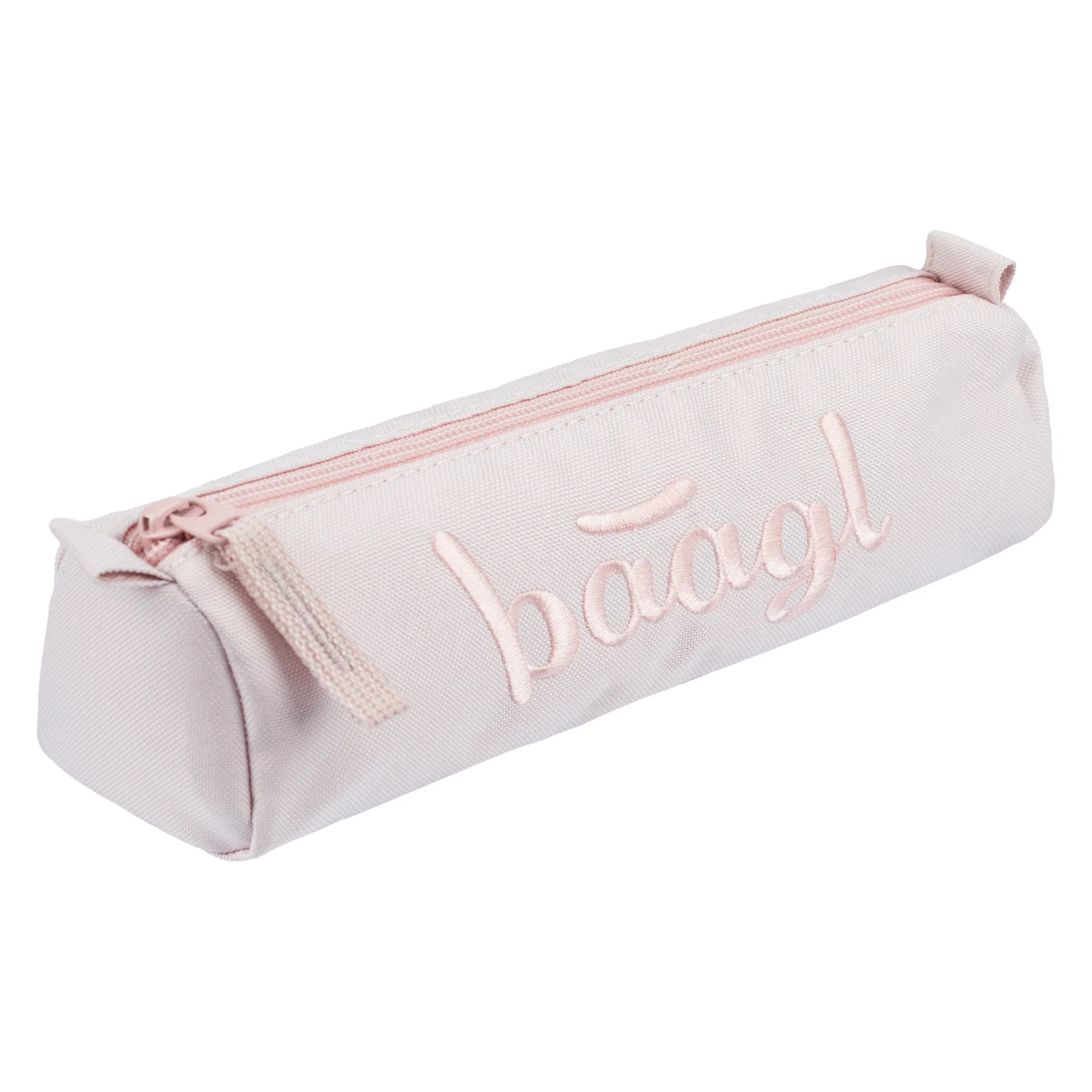 Študentské puzdro Creamy krémové, textilné