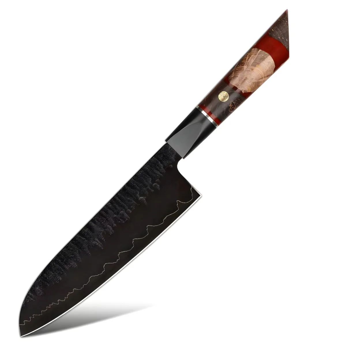 Damaškový kuchynský nôž Enjin-Santoku