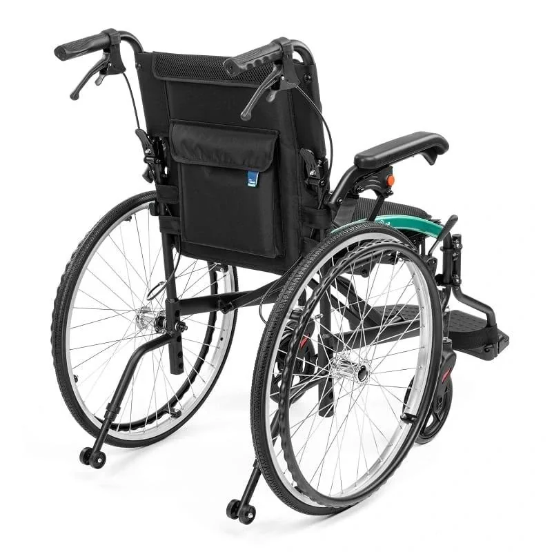 Ultraľahký invalidný vozík ACTIV-TIM – 10,9 kg, 46 cm Farba: čierna