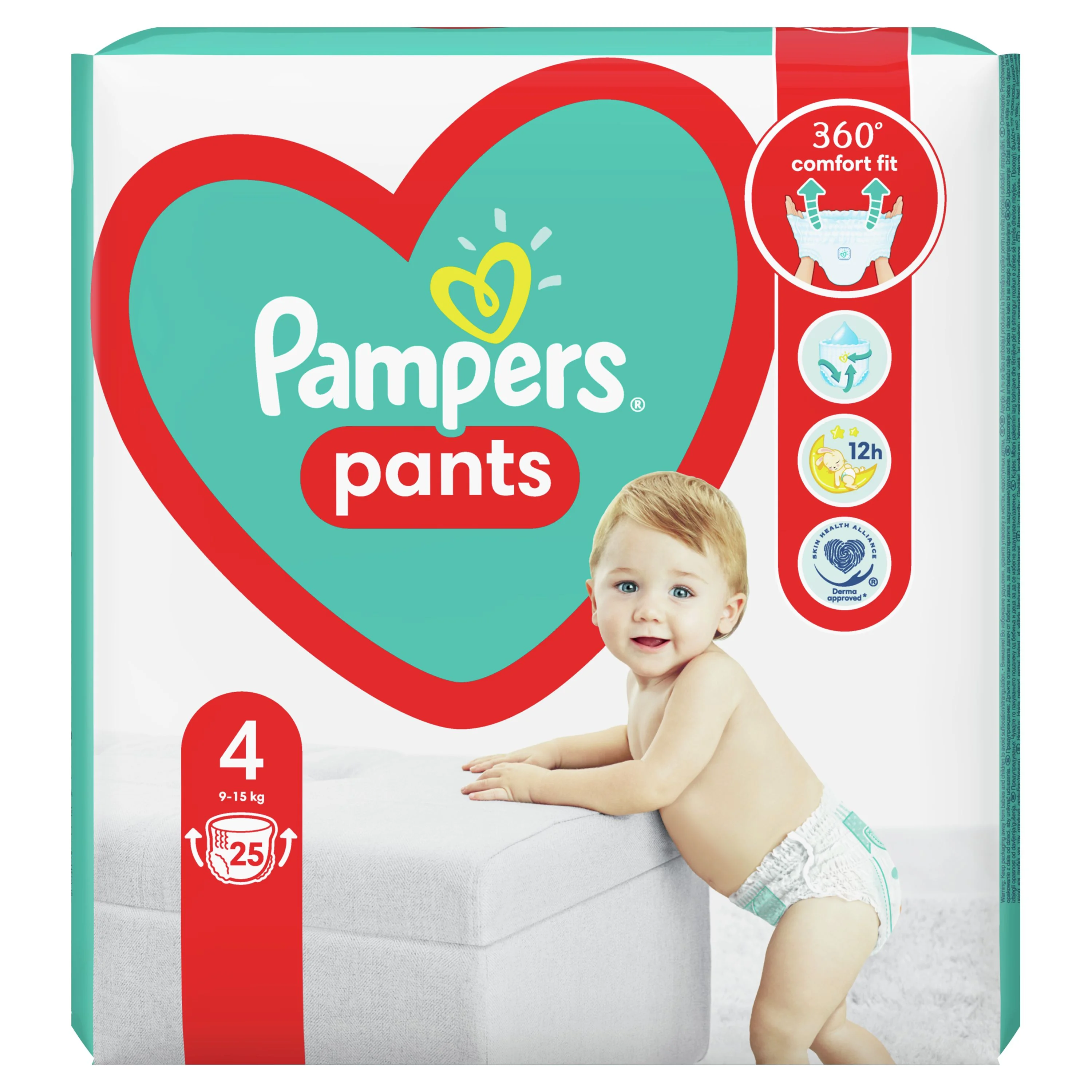 Pampers Pants CP S4 1×25 ks, veľkosť S4, detské plienky