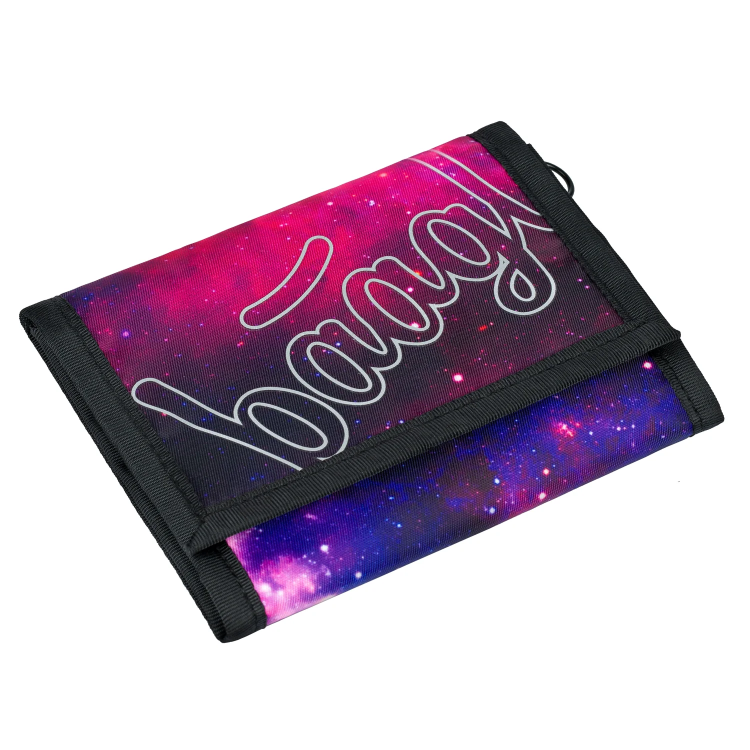 Peňaženka Galaxy fialová Kožená, na zips