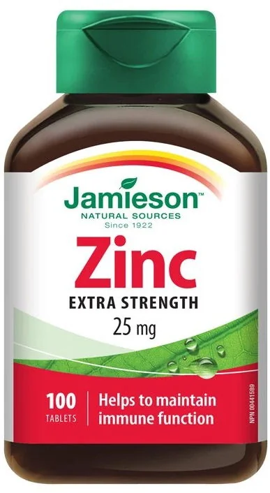 JAMIESON ZINOK 25 mg 1×100 tbl, zinok