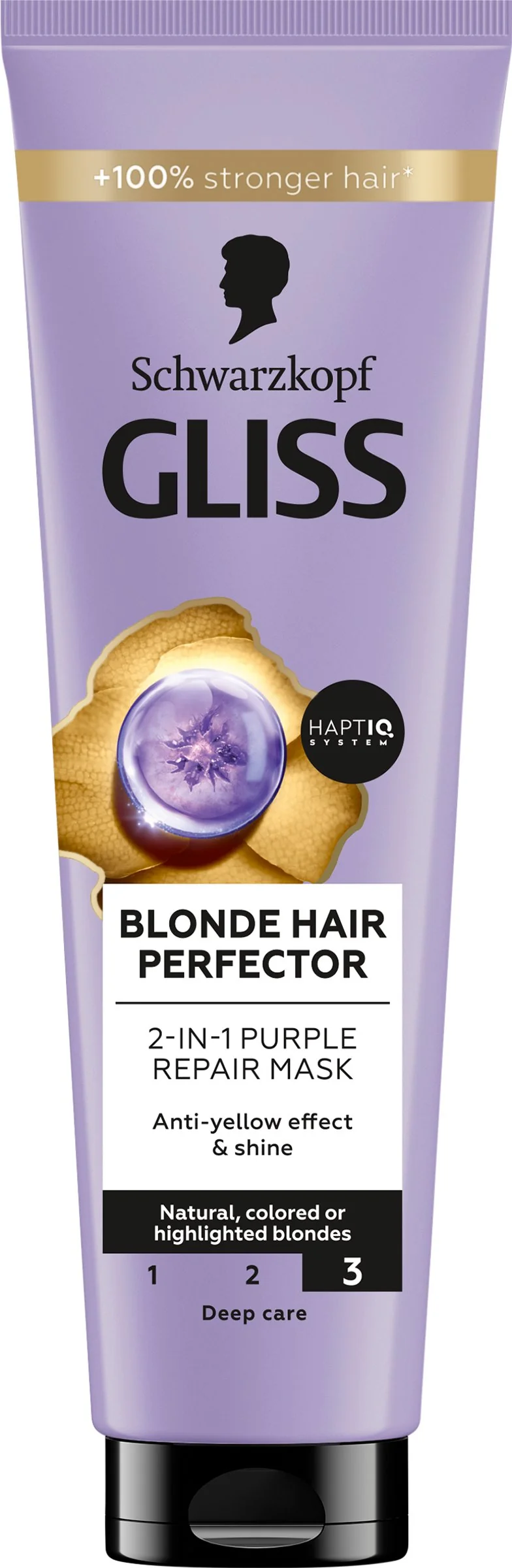 Schwarzkopf Gliss regeneračná maska Blonde Hair Perfector 1×150 ml, maska na vlasy