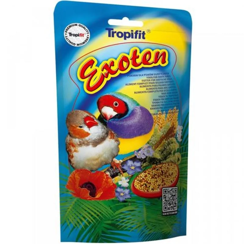 TROPIFIT Exoten 700g kompletná kŕmna zmes pre exotické vtáky
