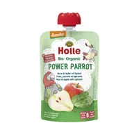HOLLE Power Parrot Bio pyré hruška jablko špenát 100 g (6+)