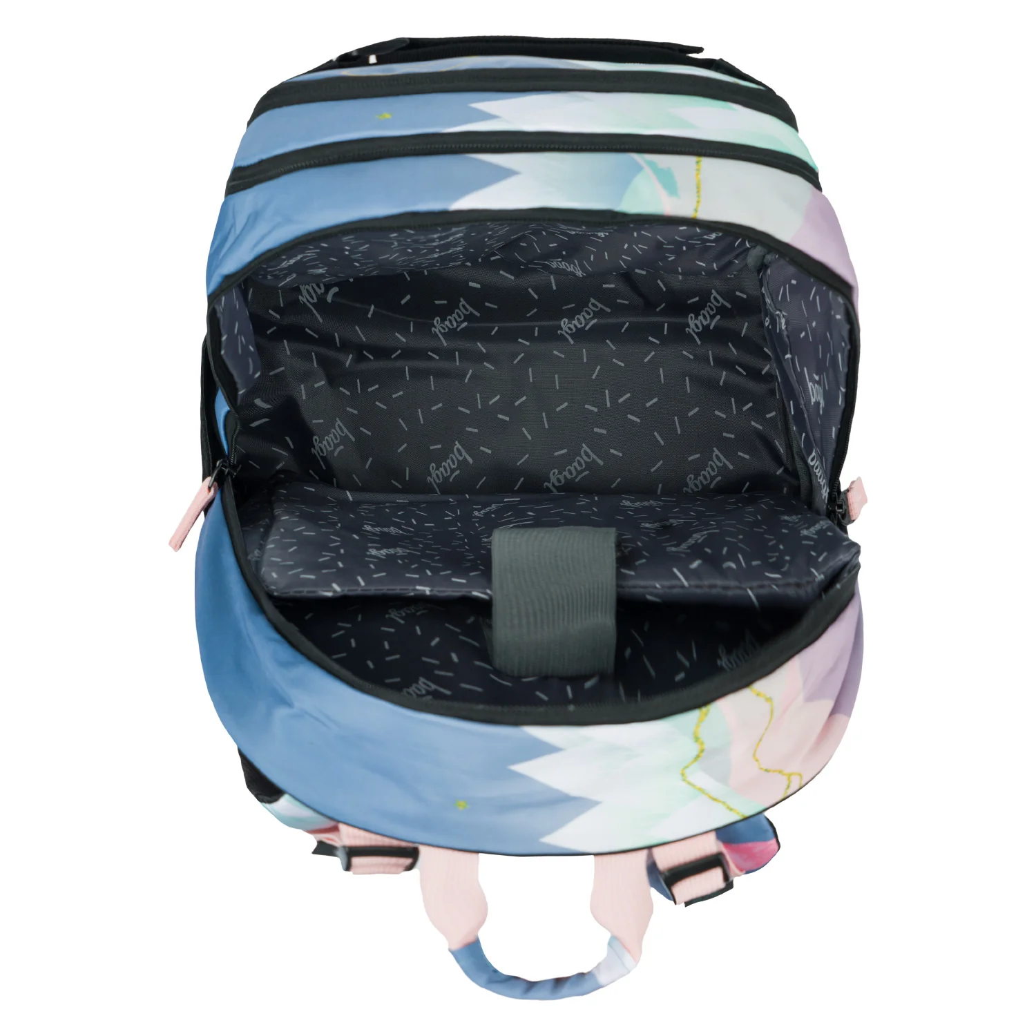 Baagl Sada 5 Skate Moon školský set: batoh, peračník, vrecko, dosky, peňaženka