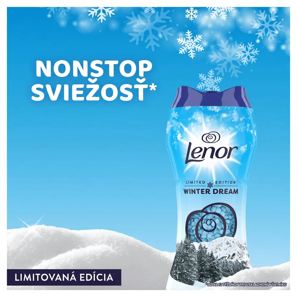 Lenor Vonné Perličky Do Prania, Winter Dream, Nonstop Sviežosť 495 g