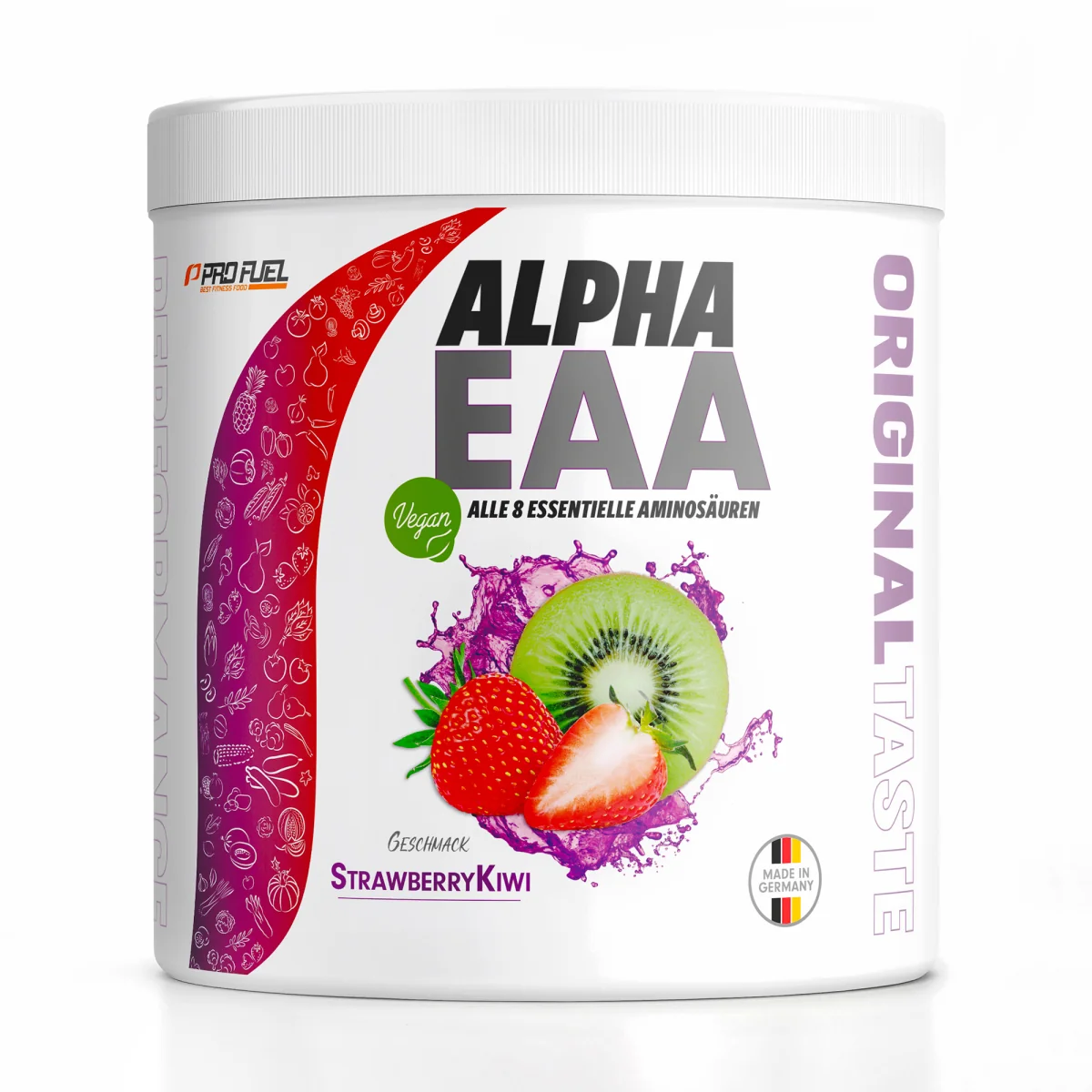 ProFuel ALPHA.EAA 8 esenciálnych aminokyselín Jahoda a Kiwi, 462 g
