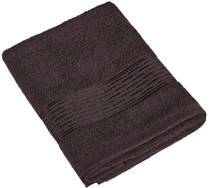 Froté uterák Kamilka prúžok 450g 16/18 tm. hnedá 50x100cm 1×1 ks, uterák