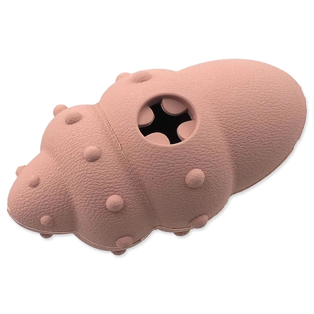 Hračka Dog Fantasy Sea Natural Toy lastura guma ružová 14,5cm