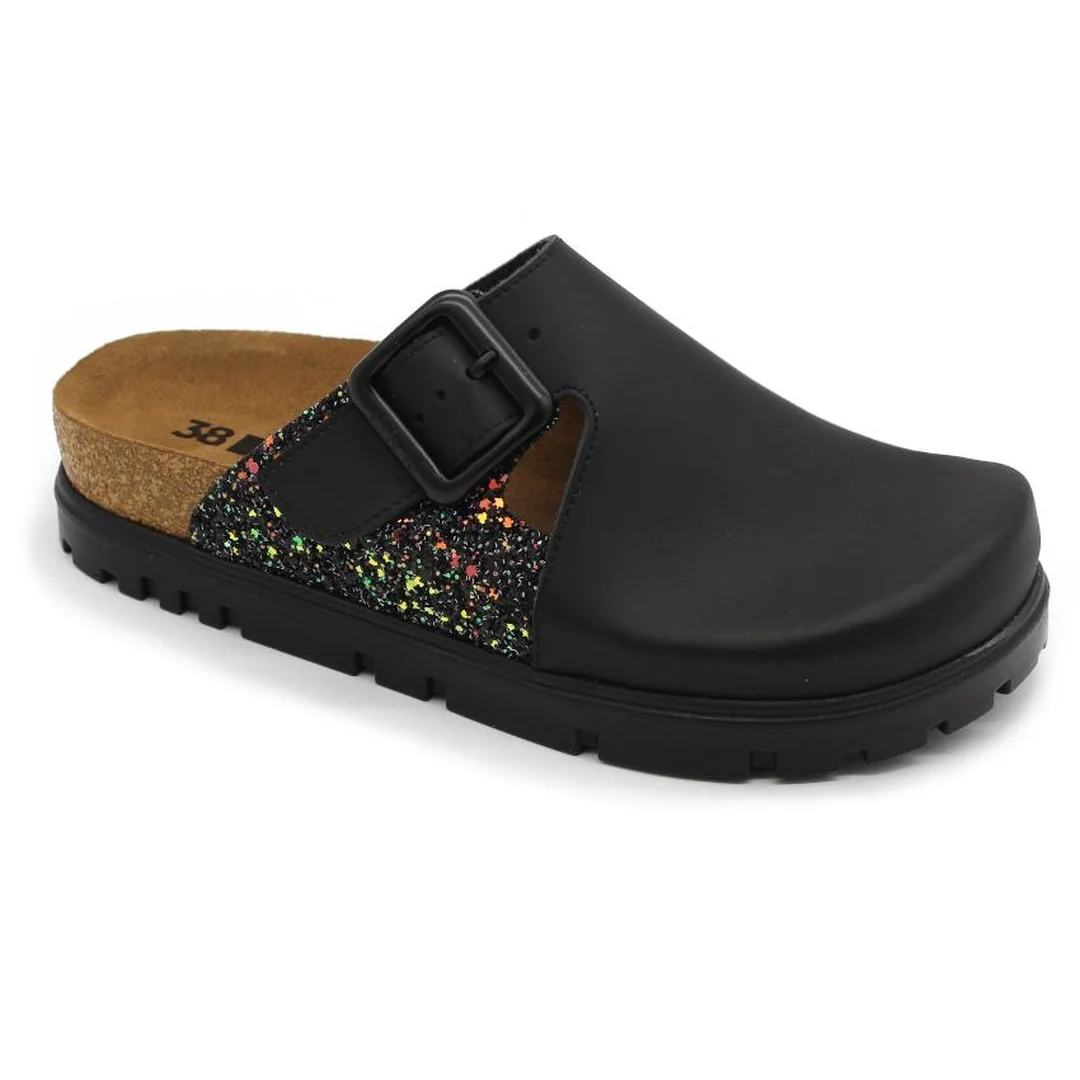 6005 Dámska zdravotná korková obuv uzavretá 39 - 25cm, biela, 3,5 cm