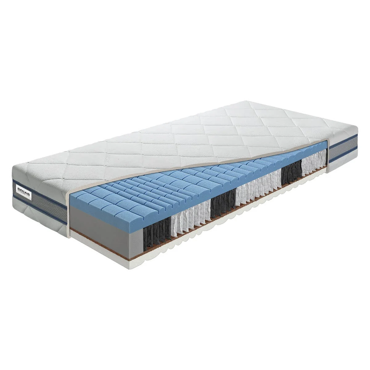 Matrac Benab Orthopedic S1000 Plus H3 / H5 80 x 200 cm Taštičkový matrac 26 cm taštičkový sendvičový