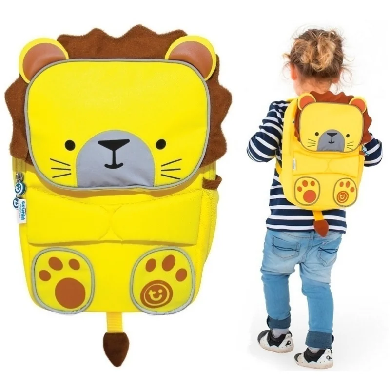 Trunki Toddlepak detský batoh Lev Leeroy žltý
