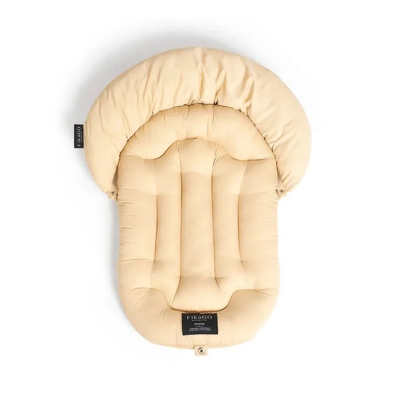 Mäkká podložka s vankúšikom Mushroom Beige M