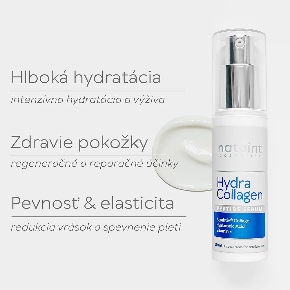 Natuint cosmetics - Hydratačné sérum - Kolagén Hydra Collagen Peptide Serum