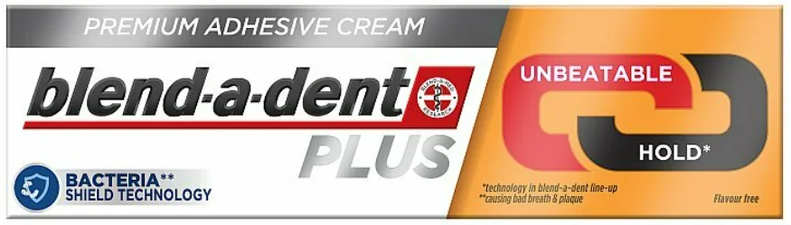 BLEND-A-DENT DuoPower fixačný krém na zubné protézy 40g 1×40g, fixačný krém