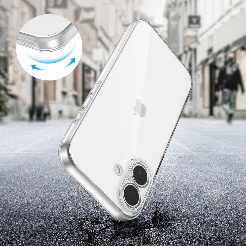 Tech-Protect FlexAir kryt na iPhone 17, priesvitný
