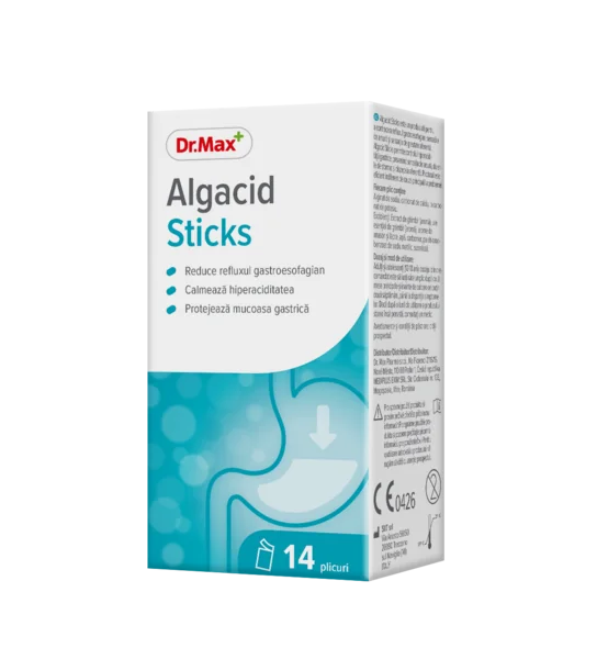 Dr.Max Algacid Sticks 1×14 vreciek, proti žalúdočným ťažkostiam