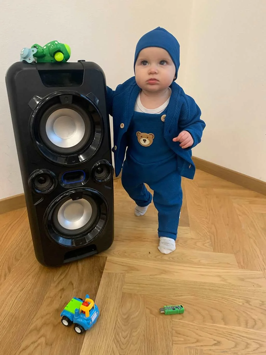 Dojčenský kabátik na gombíky New Baby Luxury clothing Oliver