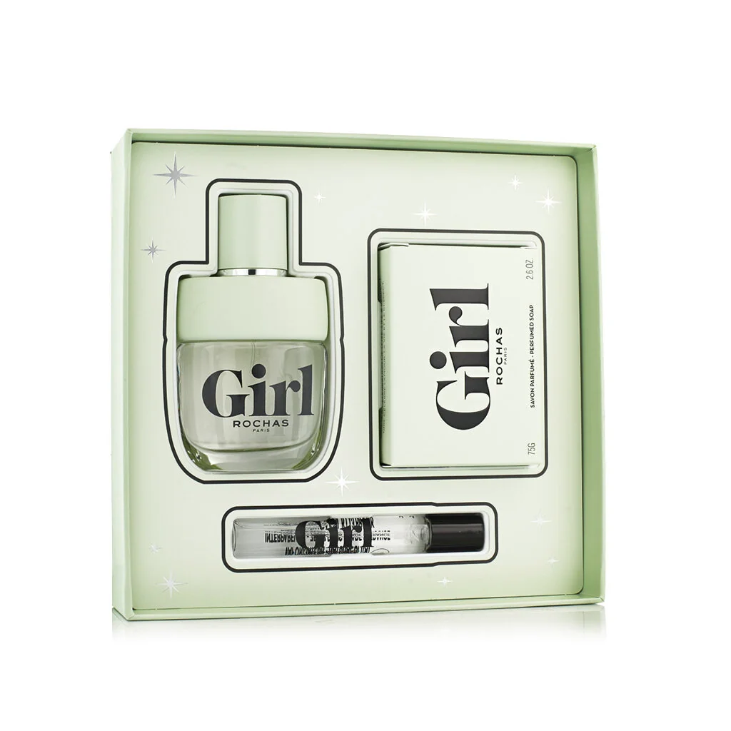 Rochas Girl dámska darčeková sada EDT 60 ml + mini 7,5 ml + mydlo 75 g