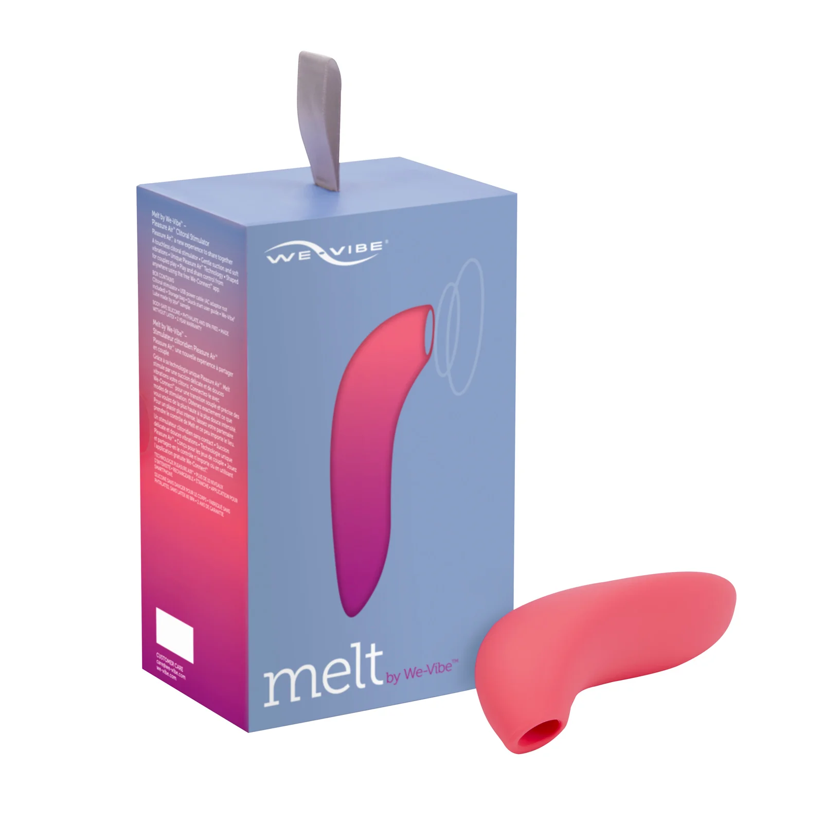 Stimulátor klitorisu - We-Vibe Melt ružová