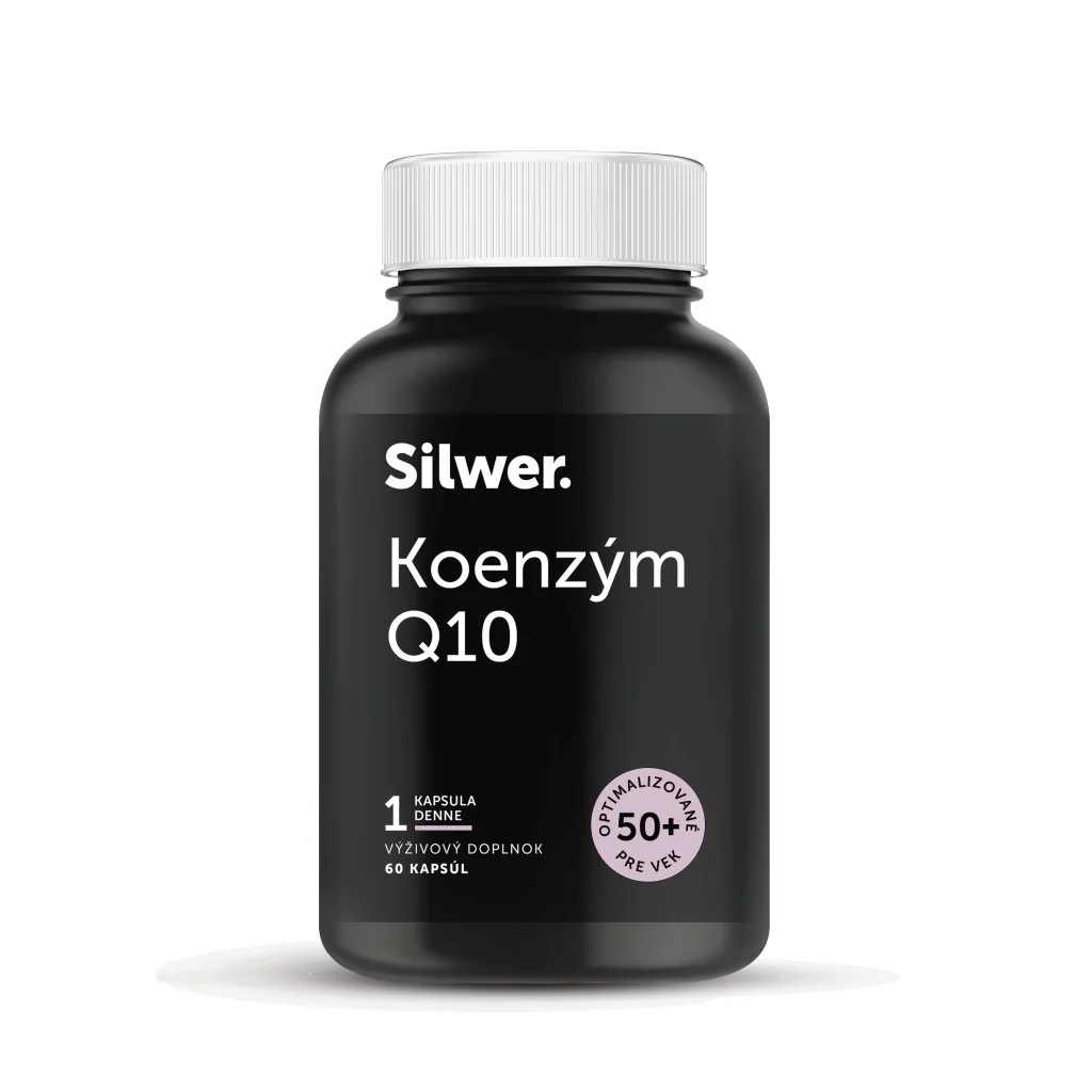 Silwer Koenzým Q10 60 kapsúl.  Dlhovekosť na bunkovej úrovni.