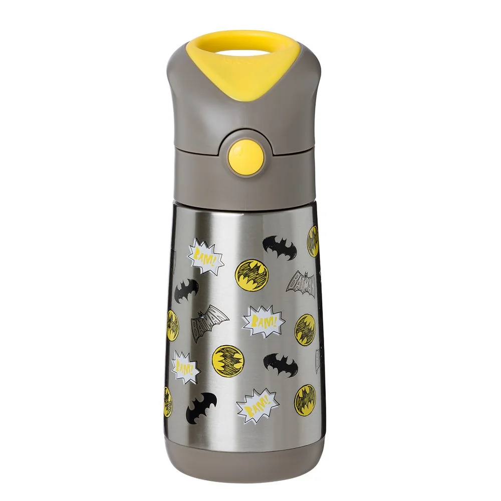 Termoska na pitie so slamkou 350 ml Batman, nerezová oceľ